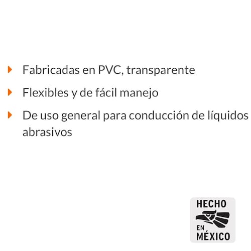 Manguera 1/2 Pulgada De Nivel Transparente para Construcción  100 m Truper 19863