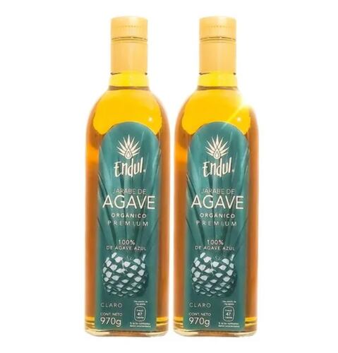Duo Pack Miel De Agave Endul Clara 970ml C/u
