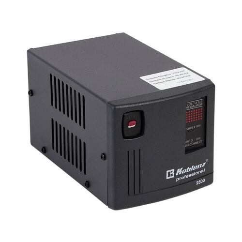 Regulador Voltaje 2500VA 6 Contactos Aterrizado Koblenz ER-2550