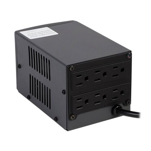 Regulador Voltaje 2500VA 6 Contactos Aterrizado Koblenz ER-2550