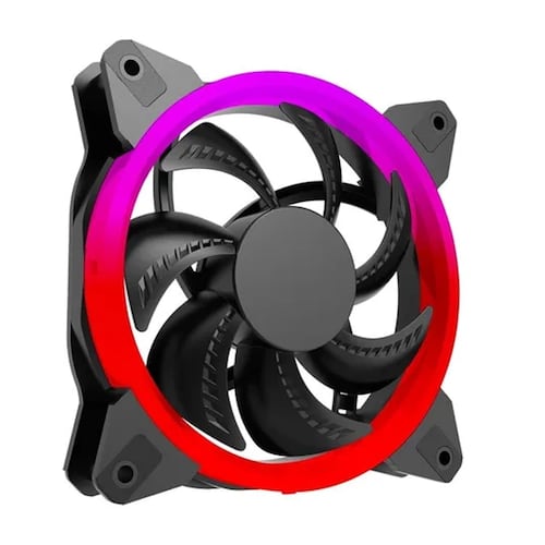 Gabinete Gamer Pc evotec EV-1005 Atx Fuente De Poder 600w INCLUYE 1 ventilador led RGB