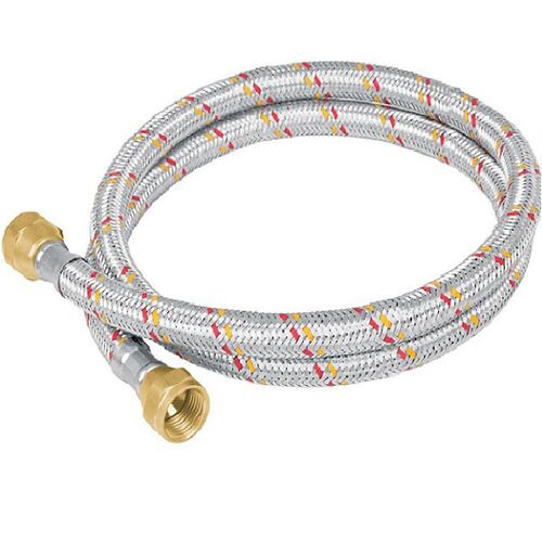 MANGUERA PARA GAS  DE 5 METROS FLEXIBLE DE ALUMINIO 3/8 PULG FOSET 