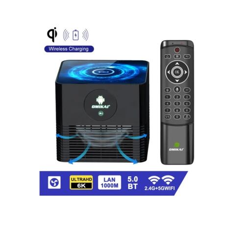 Omikai K1 Android 10.0 Smart Tv Box 6k + Control De Voz 