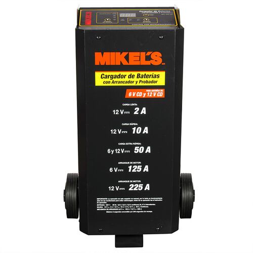 Cargador De Baterias Con Arrancador Y Probador Mikels