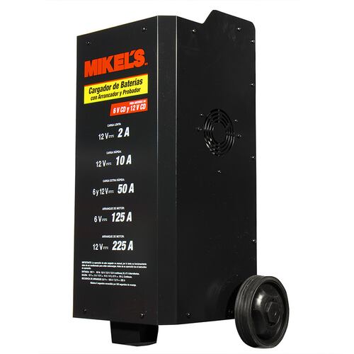 Cargador De Baterias Con Arrancador Y Probador Mikels