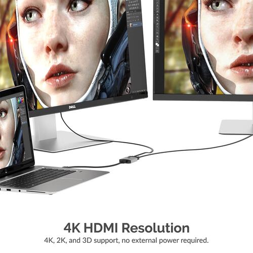 Switch HDMI 2 a 1 Sabrent 4K duplicador splitter selector DA-HSW2