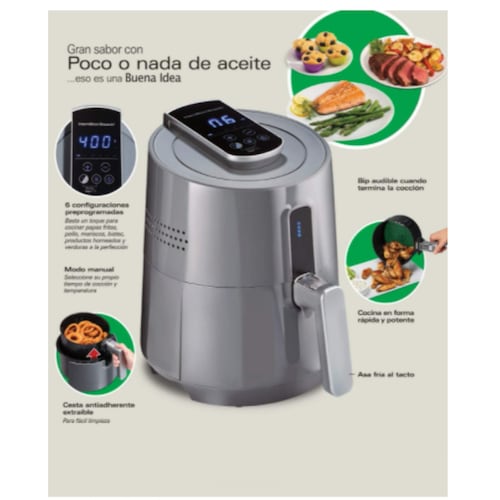 Freidora de Aire de 2.5L HAMILTON BEACH 35051.