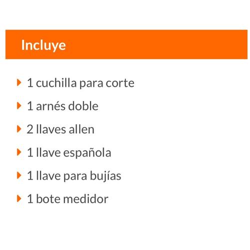 Desmalezadora a gasolina de 33cc Mango bici de 18" Calidad Premium Truper Mosco de Jardinería Corta pasto Hierbas Malezas