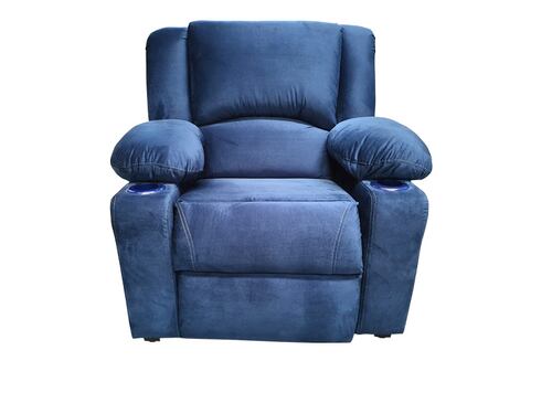 RECLINABLE SHERATON BURN AZUL ESPACIO MUEBLES  (ENTREGA UNICMANTE EN CDMX Y AREA METROPOLITANA)