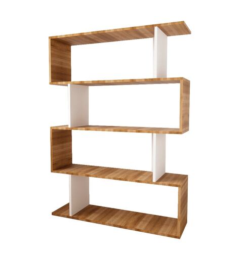 Librero Minimalista Monarca con Blanco 