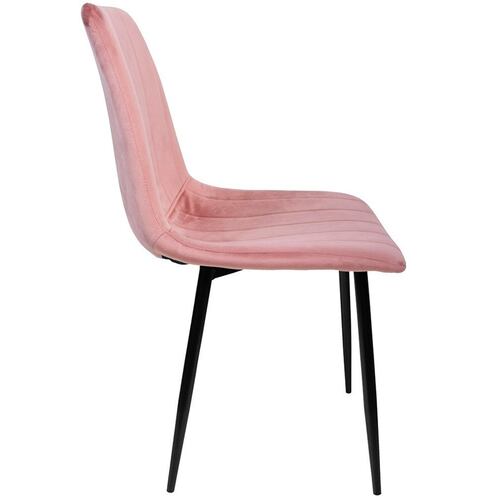 Silla Eames Tapiz Set 4 Sillas Eames Tapizada Vintage Cafeteria Comedor Sillon Rosa