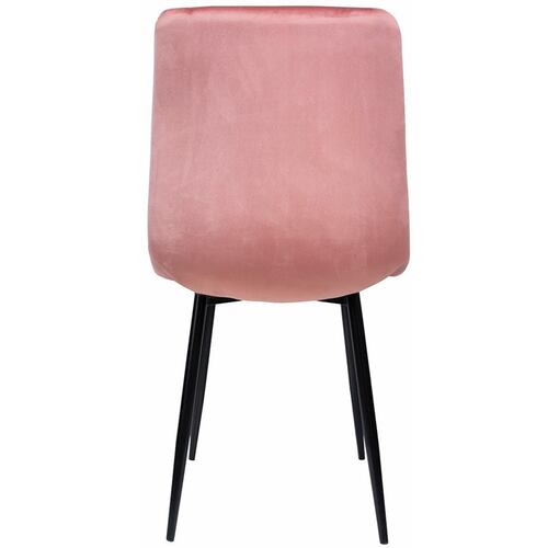 Silla Eames Tapiz Set 4 Sillas Eames Tapizada Vintage Cafeteria Comedor Sillon Rosa