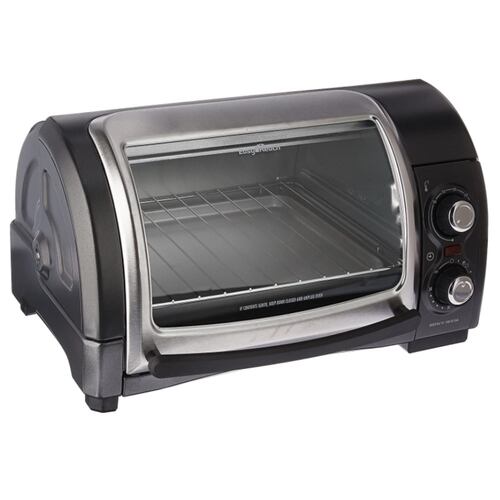 HORNO TOSTADOR 4 REBANADAS HAMILTON BEACH 31334D NEGRO .