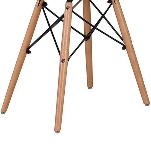 Pack 2 Sillones Eames Brazo Vintage Silla Comedor Negro
