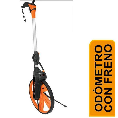 Odómetro de Rueda con Freno Para Medir Terrenos Superficie Irregulares Campos Cultivos Etc Truper ODM-12 medición terrenos superficies  