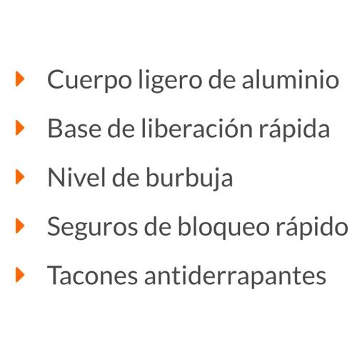 Tripié Telescopio extensible  compatible para niveles laser  Truper y dispositivos con rosca de 1/4"  p/nivel láser,50-150cm incluye funda  NL-TRI-150 Truper 