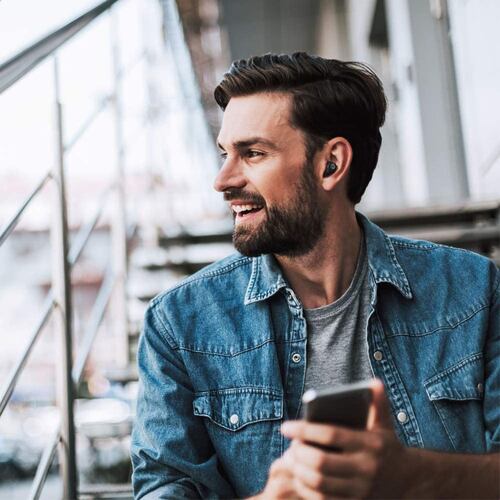 Audífonos Inalámbricos Motorola TWS MOTO BUDS 100 Negro línea 2022.