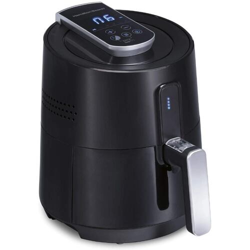 Freidora Hamilton Beach de aire control digital  2.5 Lt Color Negro 35050