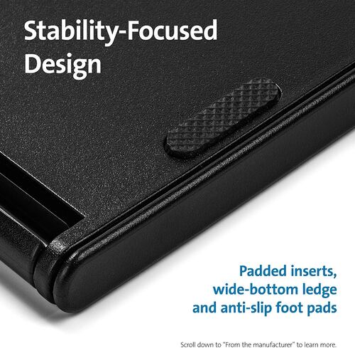 Kensington Base SmartFit para Laptop de 17 Pulgadas, color Negro, K50422WW