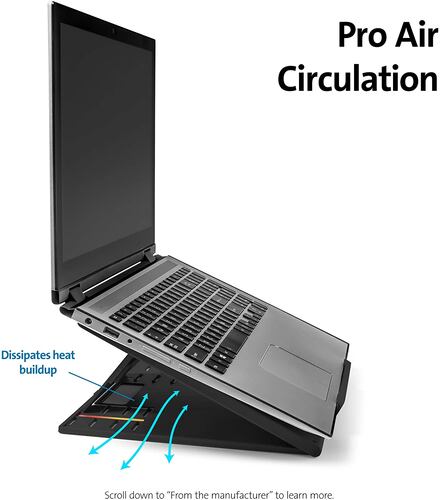 Kensington Base SmartFit para Laptop de 17 Pulgadas, color Negro, K50422WW