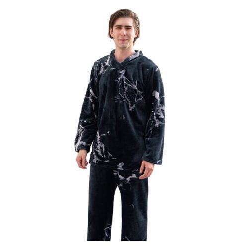 Pijama Supersoft Caballero Med Lux Microfibra Suave Tesso.