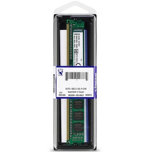 Memoria Ram DDR3 Kingston 1600MHz 4GB PC3-12800 KVR16N11S8/4WP