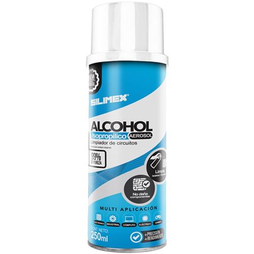 Alcohol Isopropilico Silimex En Aerosol 250ML.