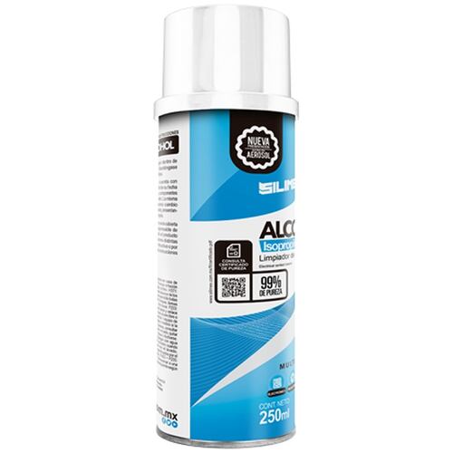 Alcohol Isopropilico Silimex En Aerosol 250ML.