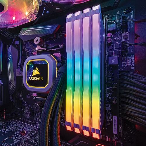 Memorias Ram DDR4 Corsair Vengeance RGB PRO 3000MHz 16GB PC4-24000 Kit 2x8 Blancas CMW16GX4M2C3000C15W