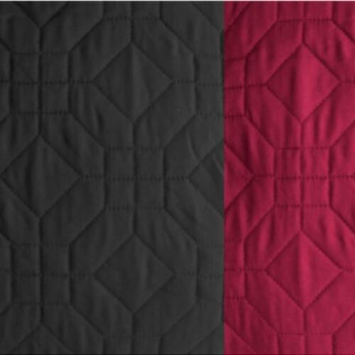 Edredón Ligero Koala Microfibra suave- Dos vistas - Individual -Negro/Rojo