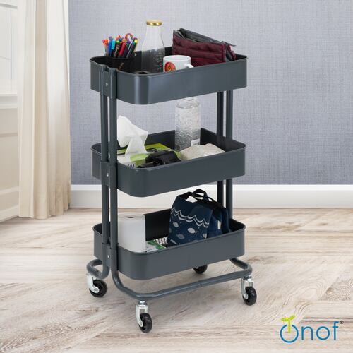 Carrito Organizador de Servicio y Almacenamiento Multiusos