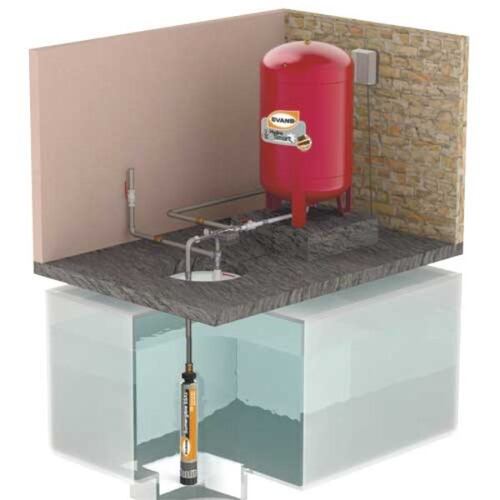 Bomba sumergible Evans para cisterna 1/2 HP 115V Acero Inoxidable
