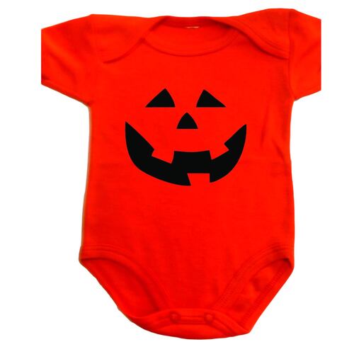 Pañalero Calabaza de Halloween Jack O´Lantern Disfraz Cosplay bebe Body Bebe