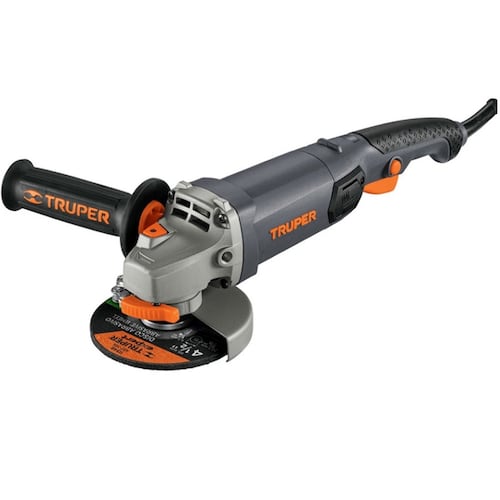 ESMERILADORA ANGULAR DE 4 1/2 CALIDAD INDUSTRIAL USO RUDO Y CONTINUO DE 950W TRUPER ESMA-4590N CORTAR DESBASTAR CORTADORA PULIDORA