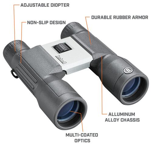 Binoculares Bushnell Powerview 2 16x32 Aluminio Porro