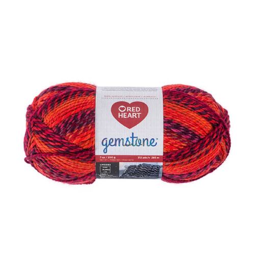 Estambre Coats Acrílico Multicolor Gemstone Red Heart