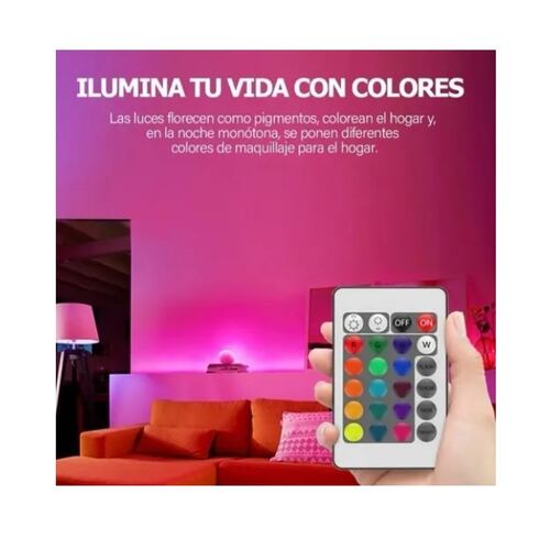Tira Led Multicolor 2835 Rgb Rollo 5 Metros Luces Decoracion 
