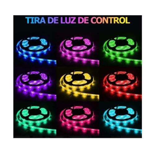 Tira Led Multicolor 2835 Rgb Rollo 5 Metros Luces Decoracion 