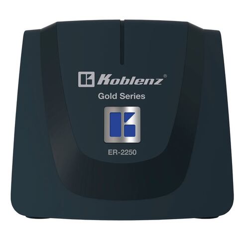 Regulador De Voltaje Koblenz Gold Er-2250 2250va Entrada Y Salida De 120v Negro.