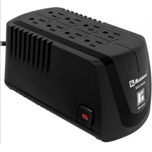 Regulador De Voltaje Koblenz Gold Er-2250 2250va Entrada Y Salida De 120v Negro.