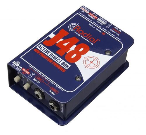 Radial Caja Directa Activa Phantom Power J48 Envio Gratis