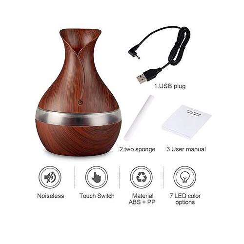 Difusor Humidificador Aromaterapia Ultrasonico M1 