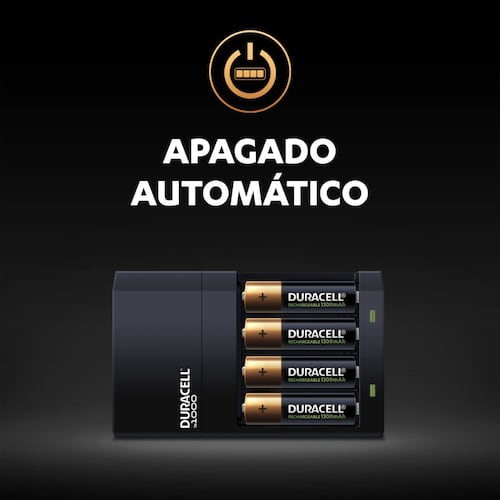 Kit Duracell Recarable Cargador + 6 pilas AA + 2 pilas AAA