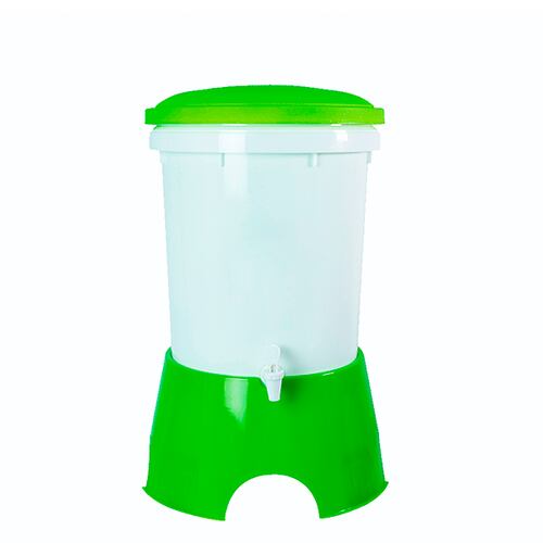 Ecofiltro Purificador Dispensador y Filtro de Agua Colors Grande (20 L) Verde.