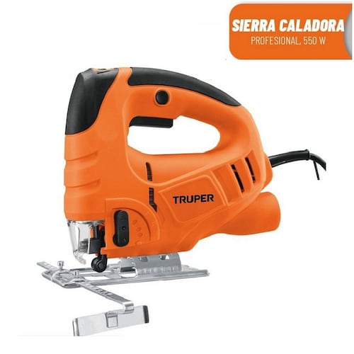 Sierra caladora, profesional,cortes por ambos lados y Regulador de velocidad  550 W CALA-A3 TRUPER 