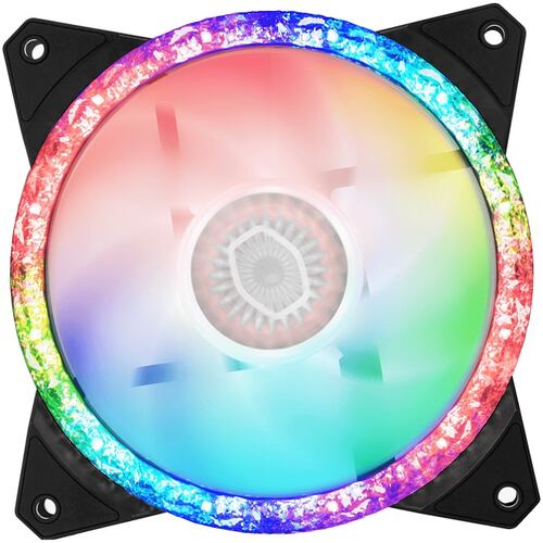 3 Ventiladores Cooler Master 120mm MasterFan MF120 PRISMATIC RGB Controlador MFY-B2DN-203PA-R1