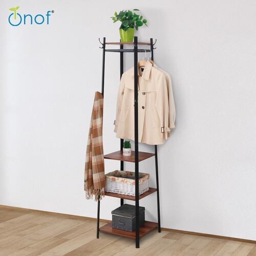 Perchero Minimalista Estilo Trapecio Organizador 4 Niveles