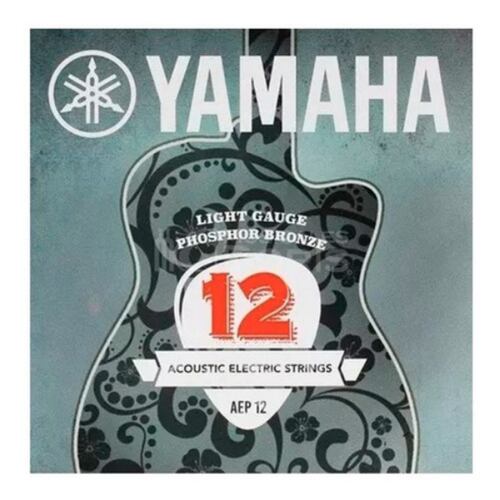 Juego de Cuerdas de Acero para Guitarra Electroacústica Yamaha AEP-12