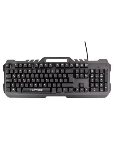 Teclado Alámbrico Gamer Vortred RGB Rogué USB V-930426