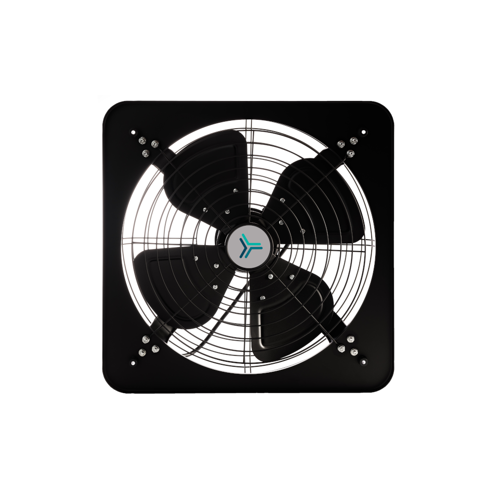 Masterfan Tritón 16 Extractor De Aire Industrial Negro Mate